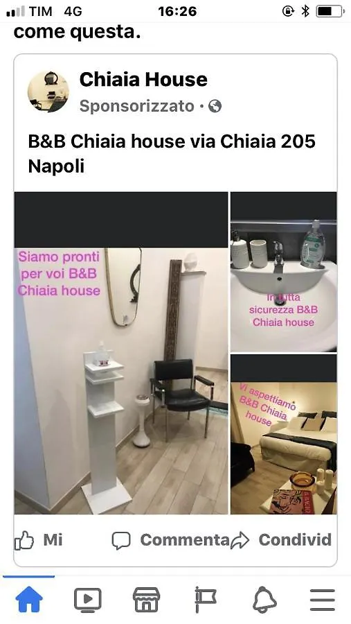 Chiaia House Bed & Breakfast Naples Italy